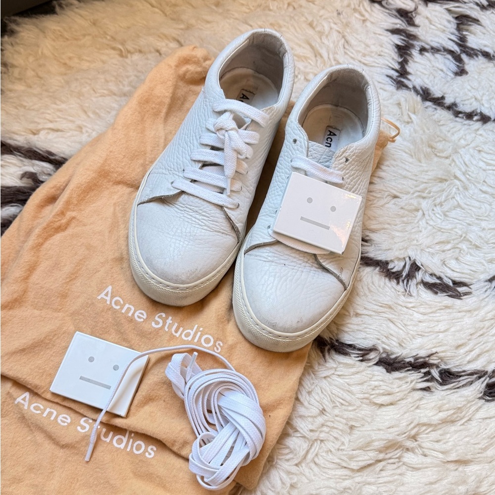 Acne Studios White Adriana Sneakers White  Size 36